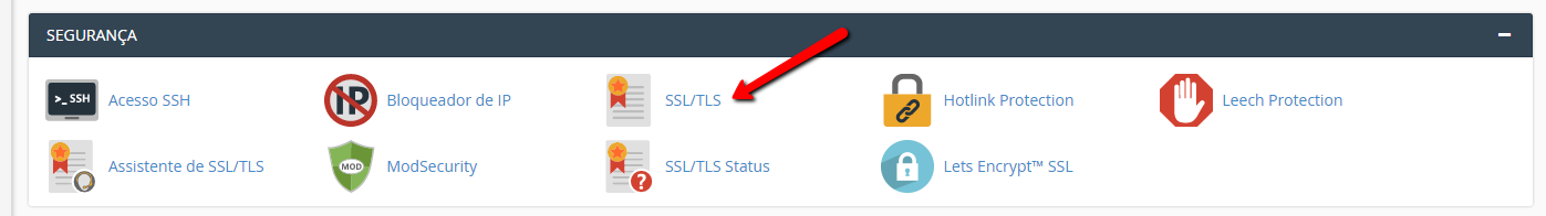 segurança cPanel ssl